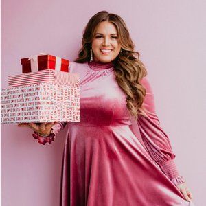 SASSY RED LIPSTICK PINK DESERT SUGAR PLUM PINK VELVET DRESS MAUVE 2X NWT XXL